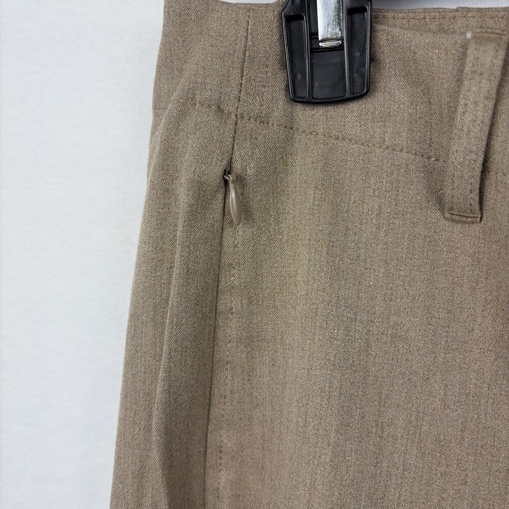 J Jill Pants Womens 8 Regular Straight Leg Mid Rise Zip Fly Stretch Casual Brown - Picture 3 of 7